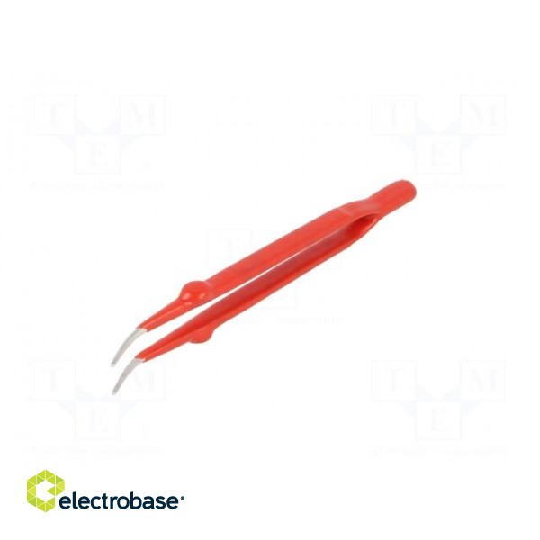 Tweezers | 160mm | Blades: elongated,curved | Tipwidth: 1.2mm image 2