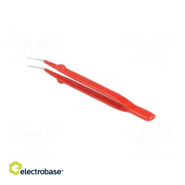 Tweezers | 160mm | Blades: elongated,curved | Tipwidth: 1.2mm image 4