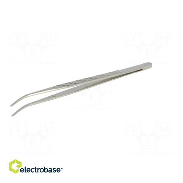 Tweezers | Tweezers len: 160mm | Blades: elongated,curved image 2