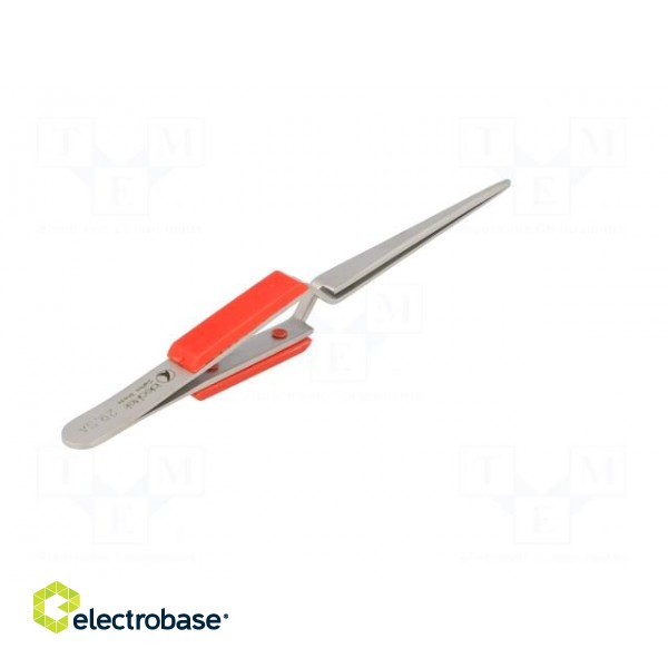 Tweezers | Blades: straight | Tool material: stainless steel | 165mm image 6