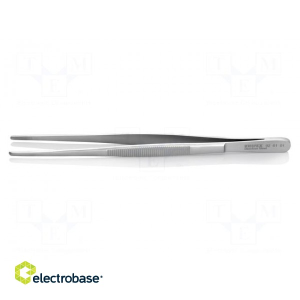 Tweezers | 200mm | Blade tip shape: rounded | universal