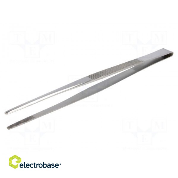 Tweezers | Tweezers len: 240mm | Blades: straight | Tipwidth: 3.5mm image 1