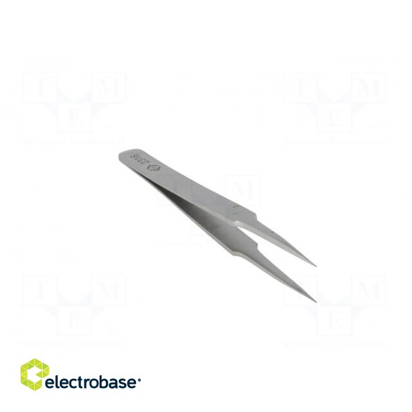 Tweezers | 105mm | for precision works | Blades: straight,narrow image 8