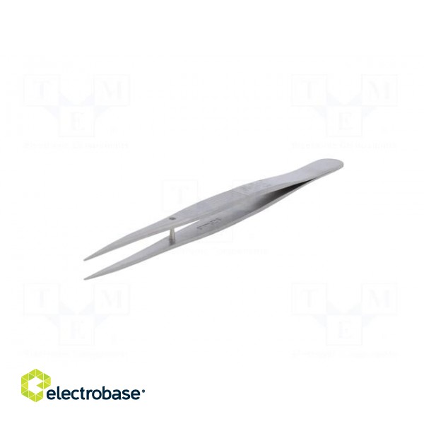 Tweezers | 108mm | for precision works | Blade tip shape: sharp paveikslėlis 2