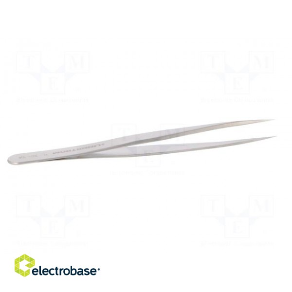 Tweezers | 110mm | for precision works | Blades: straight image 7