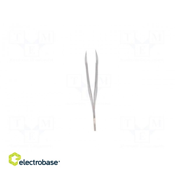 Tweezers | 110mm | for precision works | Blades: elongated,narrow image 5