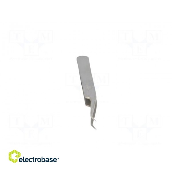 Tweezers | 110mm | for precision works | Blades: narrow,curved фото 9