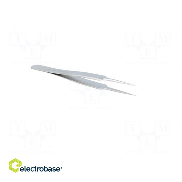 Tweezers | 110mm | for precision works | Blades: straight,narrowed image 8