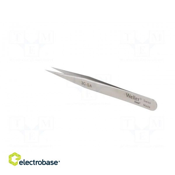 Tweezers | 110mm | for precision works | Blade tip shape: sharp фото 4