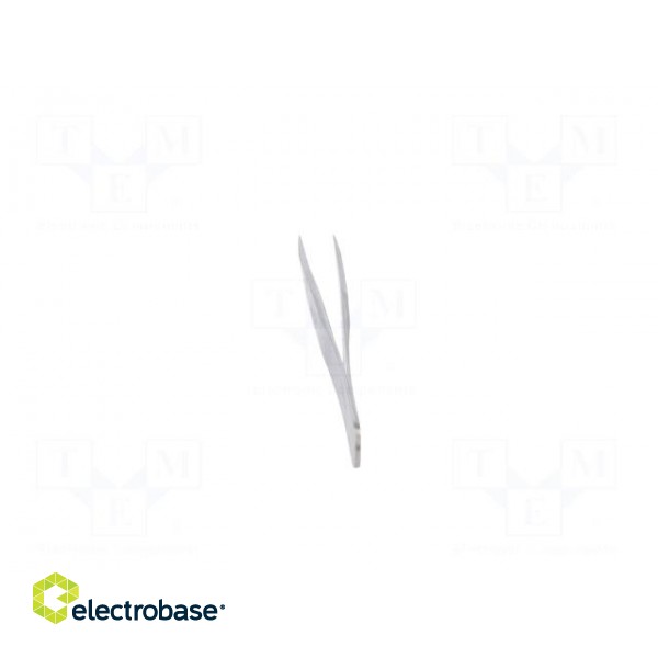 Tweezers | 110mm | for precision works | Blade tip shape: sharp фото 5