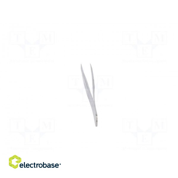 Tweezers | 110mm | for precision works | Blade tip shape: sharp image 5