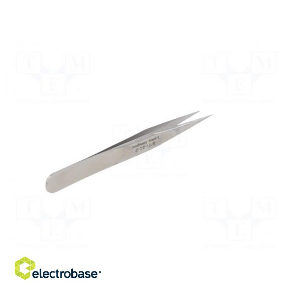 Tweezers | 110mm | for precision works | Blade tip shape: sharp фото 6