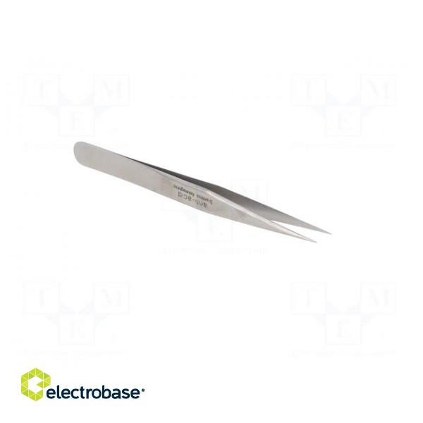 Tweezers | 110mm | for precision works | Blade tip shape: sharp фото 8