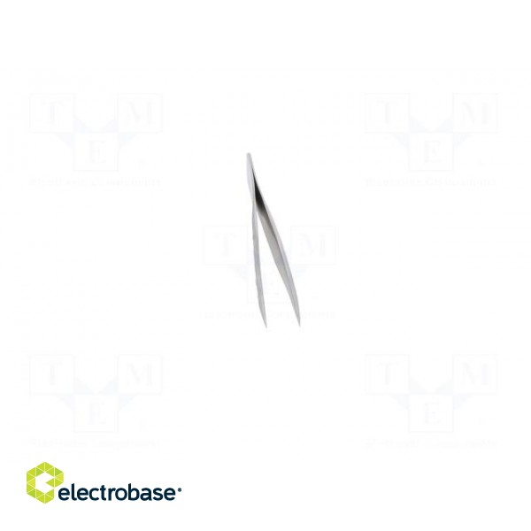 Tweezers | 110mm | for precision works | Blade tip shape: sharp фото 9