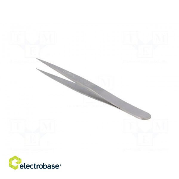 Tweezers | 110mm | for precision works | Blade tip shape: sharp paveikslėlis 4