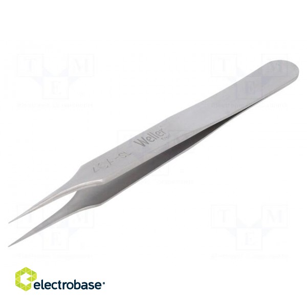 Tweezers | 110mm | for precision works | Blades: narrowed image 1
