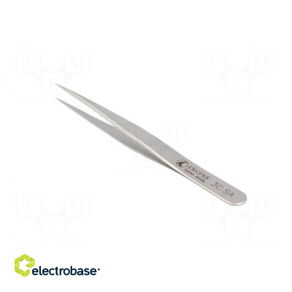 Tweezers | 110mm | for precision works | Blades: straight фото 4