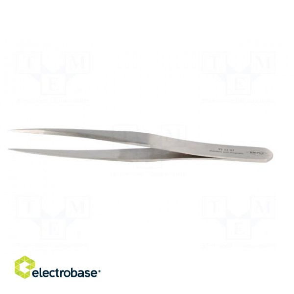 Tweezers | 115mm | for precision works | Blade tip shape: sharp image 3
