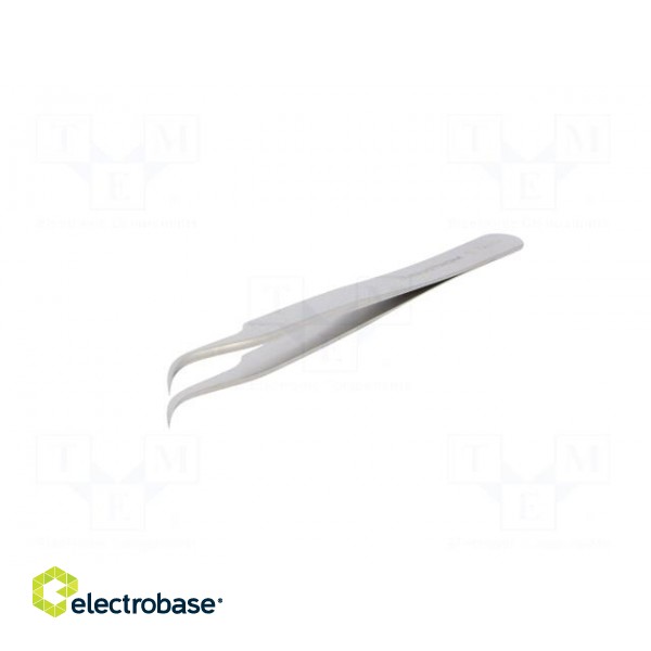Tweezers | 115mm | for precision works | Blades: curved image 2