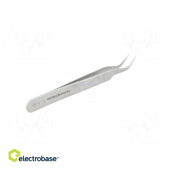 Tweezers | 115mm | for precision works | Blades: curved image 6