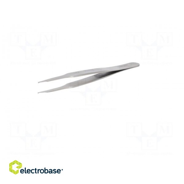 Tweezers | 115mm | for precision works | Blades: curved image 2