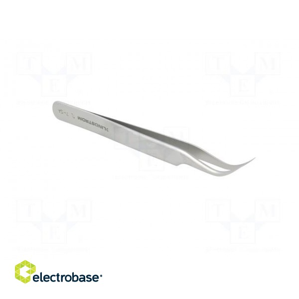 Tweezers | 115mm | for precision works | Blades: curved image 8