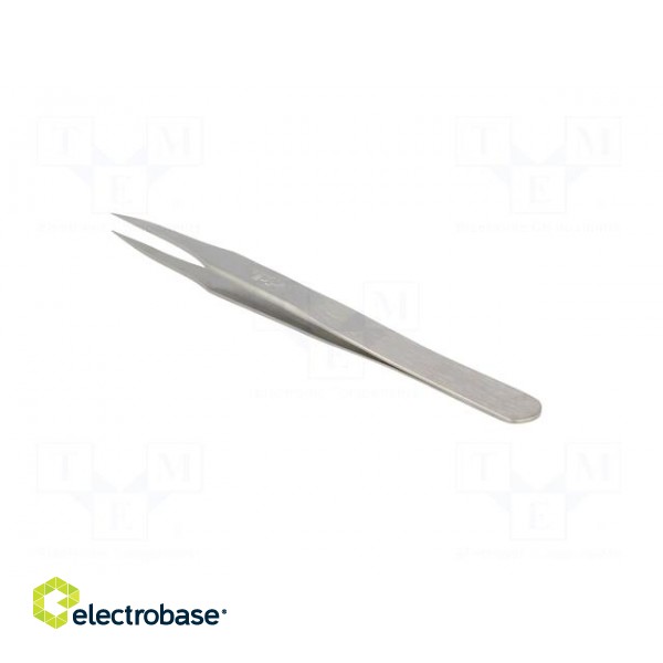 Tweezers | 115mm | for precision works | Blades: straight,narrow paveikslėlis 4