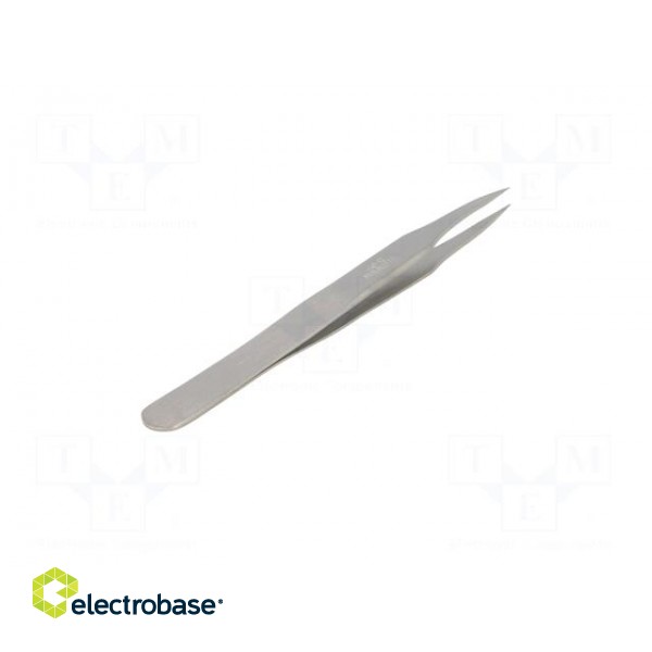 Tweezers | 115mm | for precision works | Blades: straight,narrow image 6
