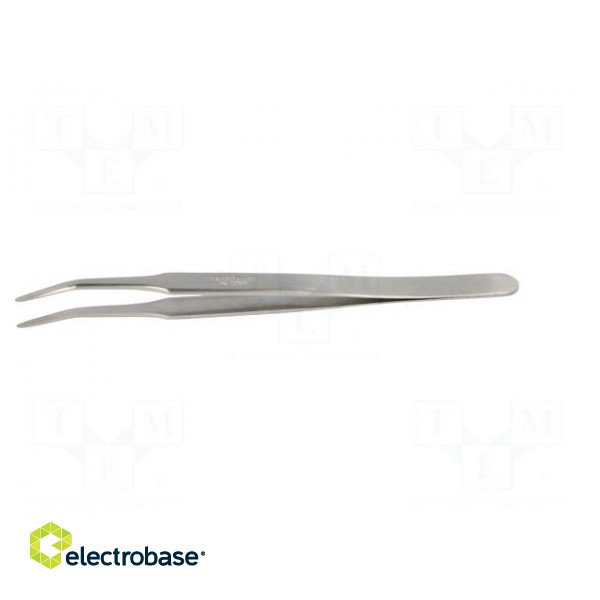 Tweezers | 115mm | SMD | Blades: curved | Blade tip shape: round paveikslėlis 3