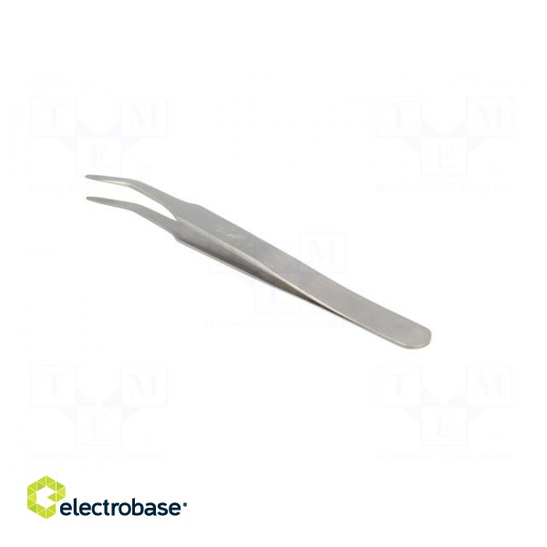 Tweezers | 115mm | SMD | Blades: curved | Blade tip shape: round paveikslėlis 4