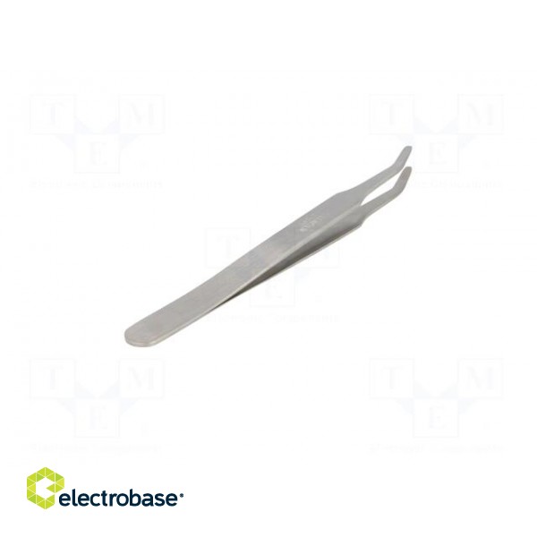 Tweezers | 115mm | SMD | Blades: curved | Blade tip shape: round paveikslėlis 6