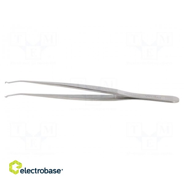 Tweezers | 115mm | SMD | Blades: curved | Blade tip shape: hook paveikslėlis 3