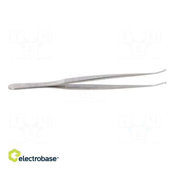 Tweezers | 115mm | SMD | Blades: curved | Blade tip shape: hook paveikslėlis 7