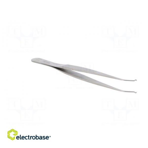 Tweezers | 115mm | SMD | Blades: curved | Blade tip shape: hook image 8
