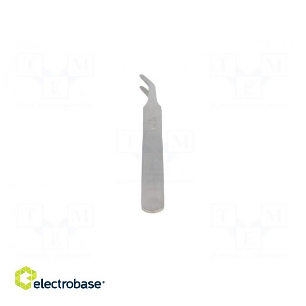 Tweezers | 115mm | SMD | Blade tip shape: round | 16g image 5