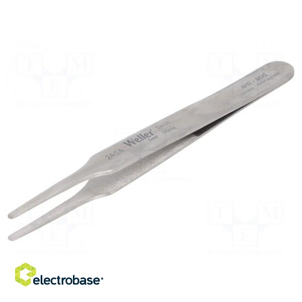 Tweezers | 118mm | for precision works | Blades: narrowed фото 1