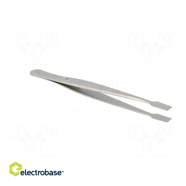 Tweezers | 120mm | Blades: straight | Blade tip shape: flat image 8
