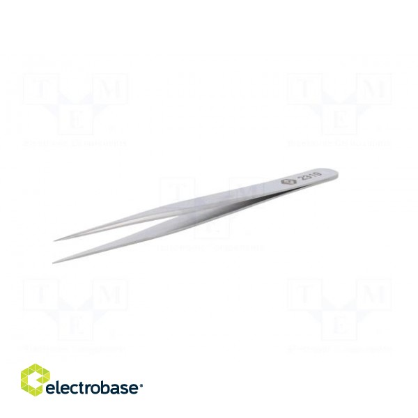 Tweezers | 120mm | for precision works | Blade tip shape: sharp paveikslėlis 2
