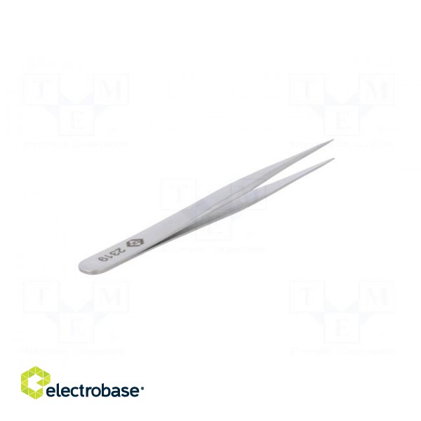 Tweezers | 120mm | for precision works | Blade tip shape: sharp image 6