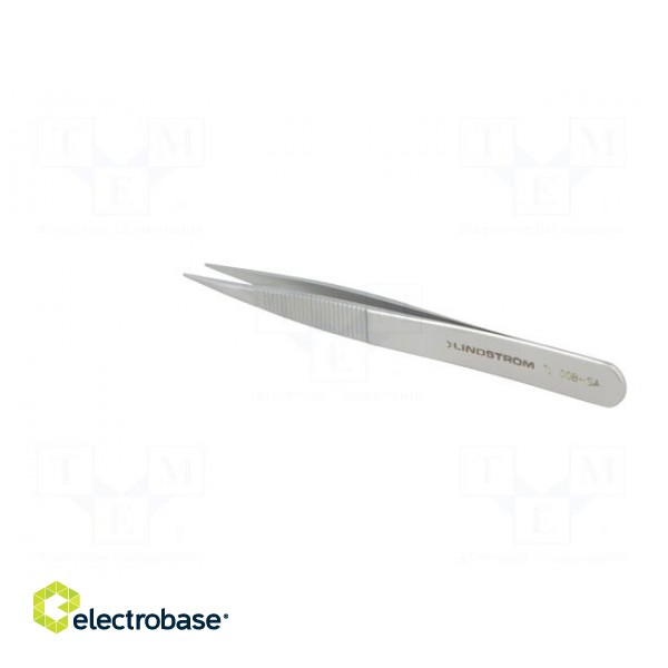 Tweezers | 120mm | for precision works | Blade tip shape: sharp image 4