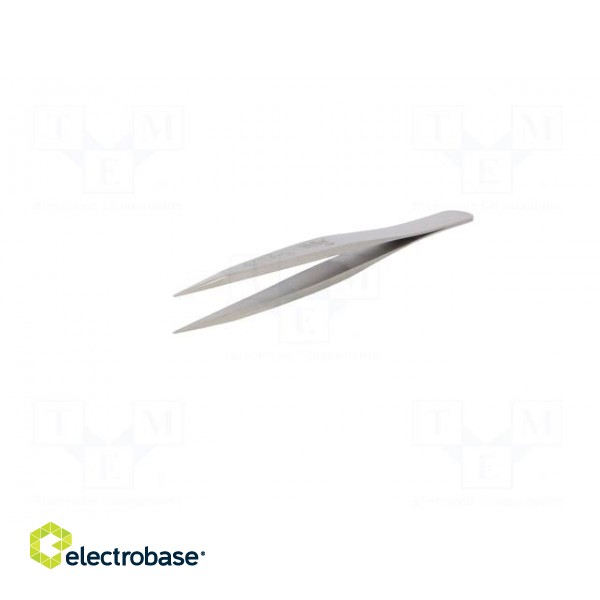 Tweezers | 120mm | for precision works | Blade tip shape: sharp paveikslėlis 2