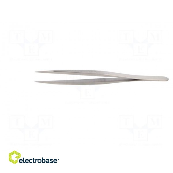 Tweezers | 120mm | for precision works | Blade tip shape: sharp paveikslėlis 3