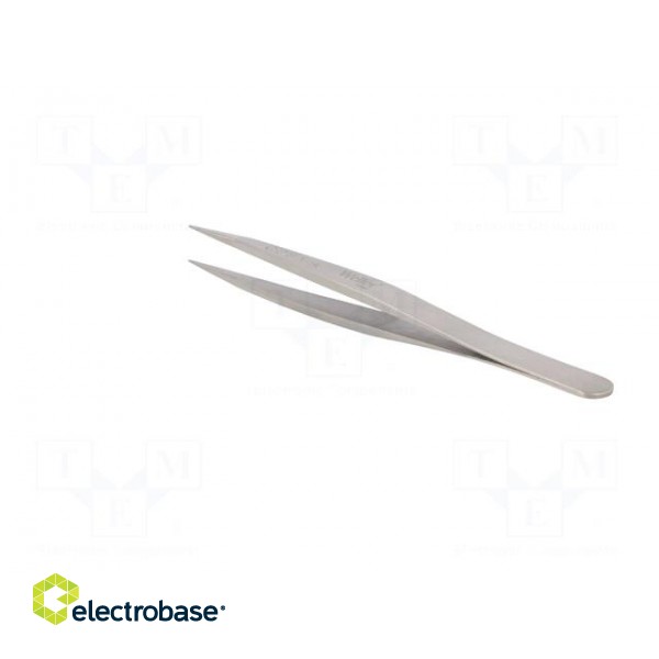Tweezers | 120mm | for precision works | Blade tip shape: sharp фото 4