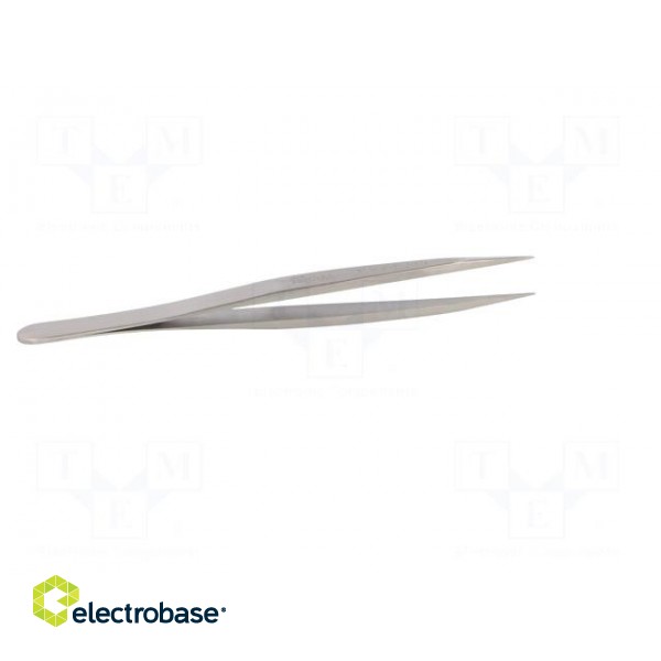 Tweezers | 120mm | for precision works | Blade tip shape: sharp фото 7