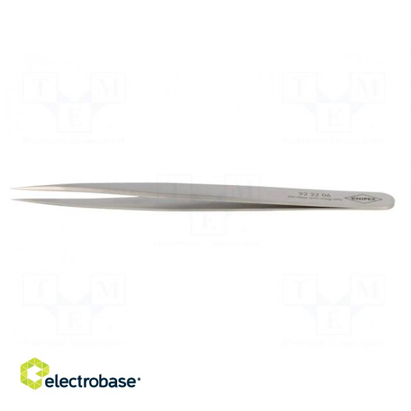 Tweezers | 120mm | for precision works | Blades: straight фото 3