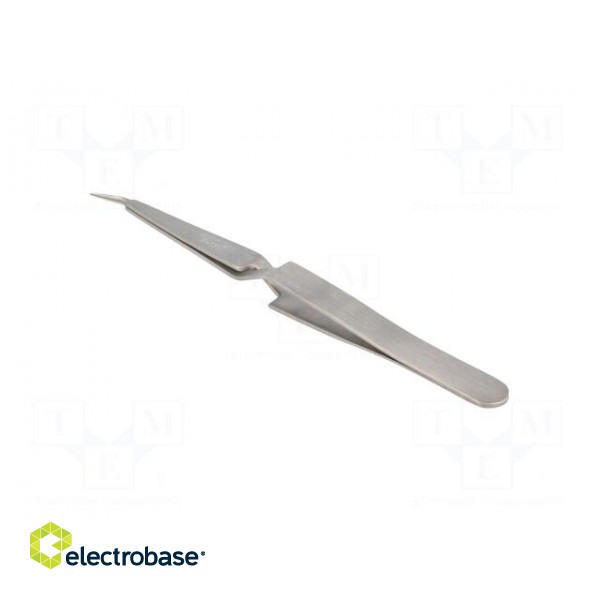 Tweezers | 120mm | for precision works | Blades: curved paveikslėlis 4