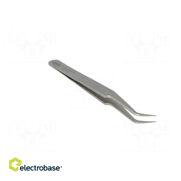 Tweezers | 120mm | for precision works | Blades: curved image 8