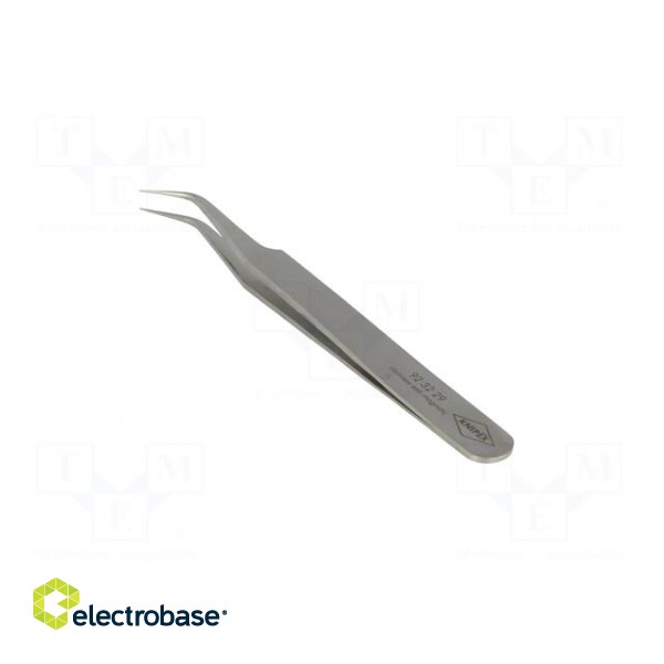 Tweezers | 120mm | for precision works | Blades: curved image 4