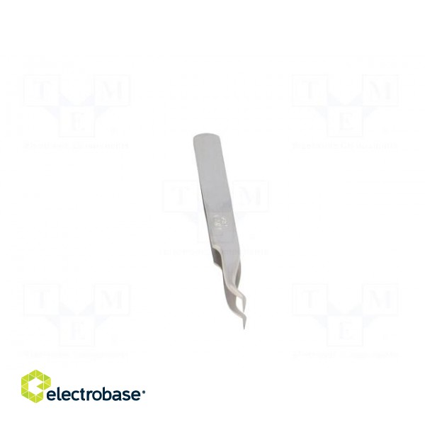 Tweezers | 120mm | for precision works | Blades: narrow,curved фото 9