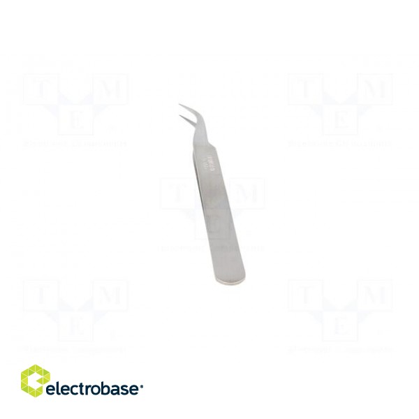 Tweezers | 120mm | for precision works | Blades: narrow,curved image 5
